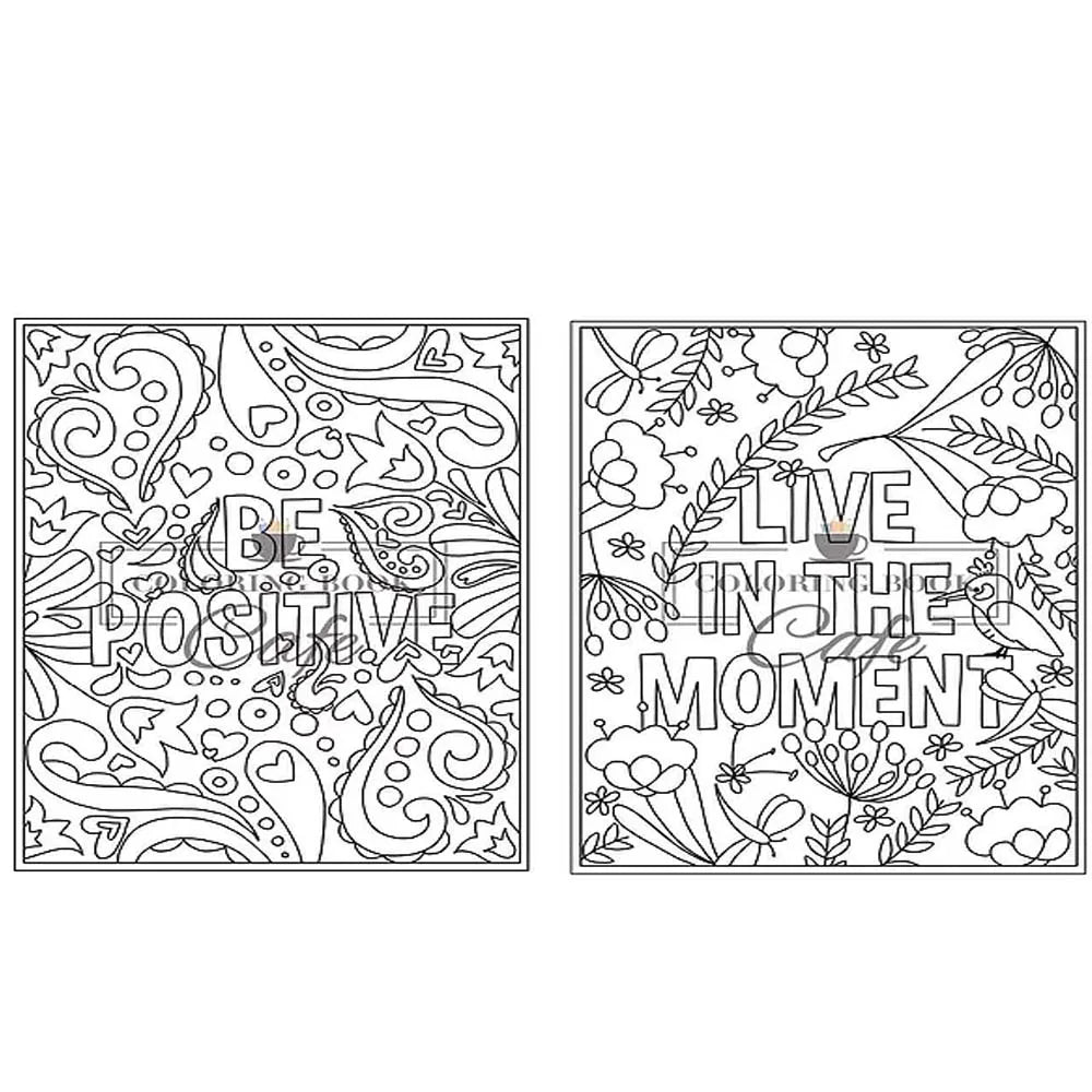 Good Vibes-An Coloring Book