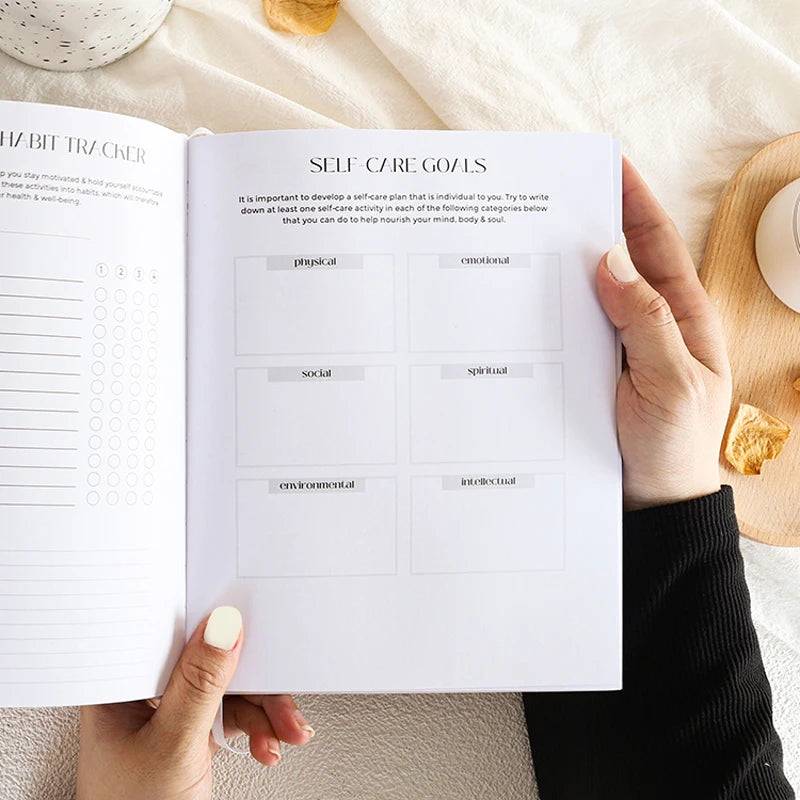 Self Care Daily  Mental Health Book Planner