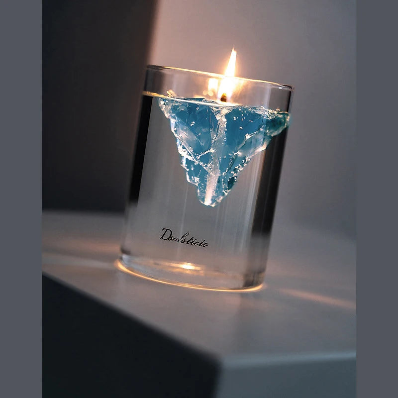 Gemos Floating Iceberg Candles Healing Home Decorations