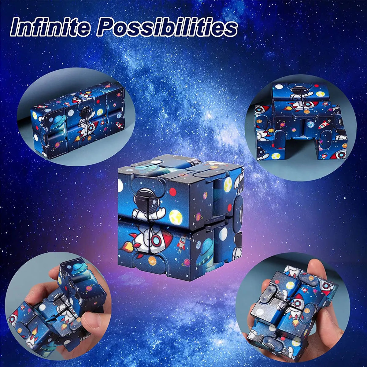Infinity Magic Cube Starry Sky Square Puzzle Toys – Garnett Counseling ...