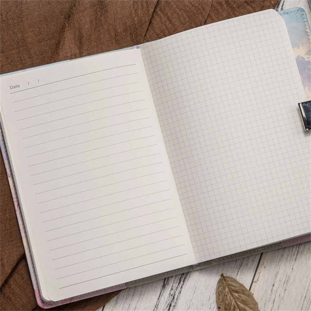 A5 Password Notebook Inner page combination With Lock Journal