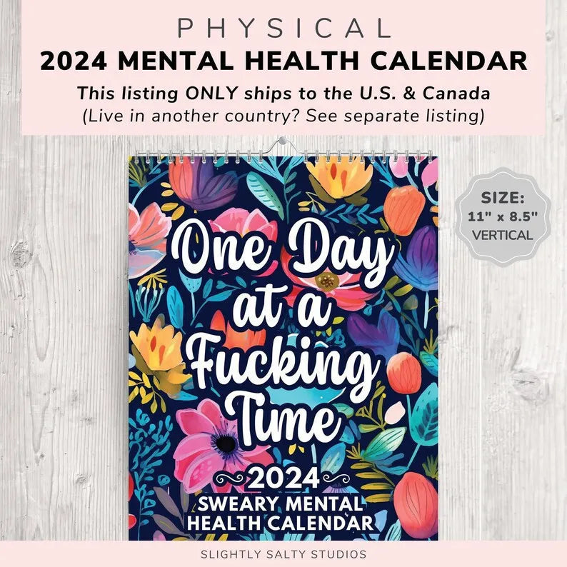 Mental Health Daily Calendar