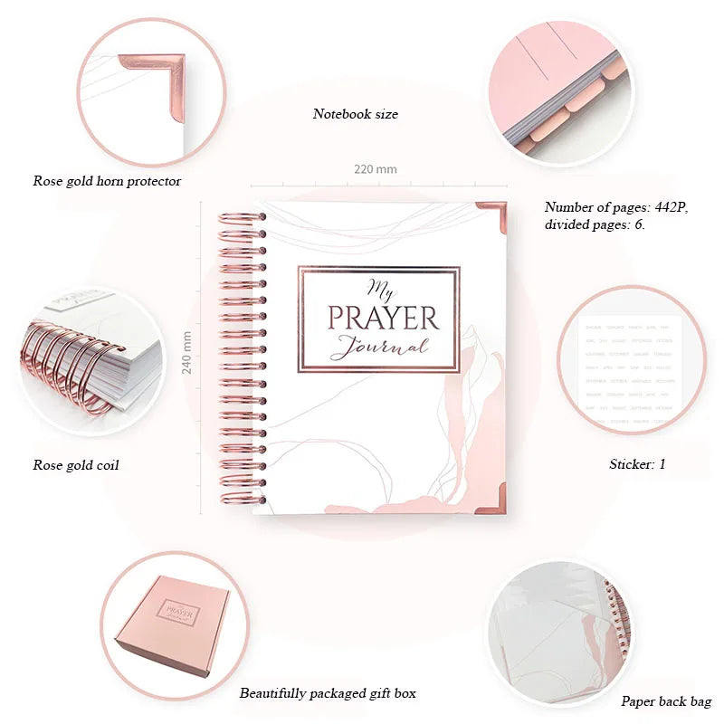 Ink-proof Double Adhesive Paper English Prayer Book